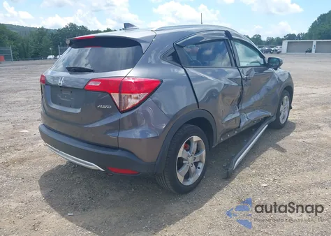 2016 Honda Hr-V Ex-L из США, поврежденный, VIN 3CZRU6H73GM731412